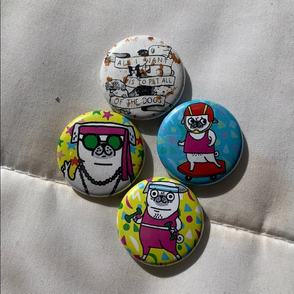 Dog pins